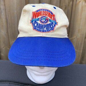 Vintage 1992 Toronto Blue Jays World Series Championship Hat MLB Baseball Cap